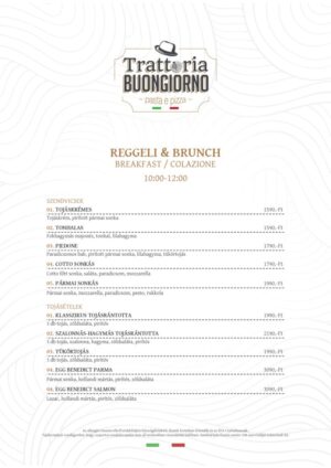 Reggelik / Brunch
